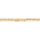 Gourmette enfant en vermeil maille  gourmette 3mm - 16/14cm
