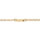 Gourmette enfant en vermeil maille  gourmette 3mm diamante etoile -16/14cm