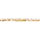 Gourmette enfant en vermeil maille 1+1 3mm diamante etoile -16/14cm