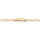 Gourmette enfant en vermeil plaque droite maille grain de caf -14,5cm rglable 12,5cm