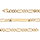 Gourmette  en vermeil maille 1+2 prestige 5mm - 18cm