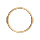 Bracelet jonc en vermeil massif fil 3,8mm  - diamtre 57mm