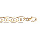 Bracelet en vermeil maille grosse marine 7mm  - 21cm