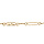 Bracelet en vermeil plaquettes rectangulaires diamantes  - 16+2,5cm