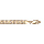 Bracelet en vermeil maille tresse souple gros modle -18cm
