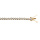 Bracelet en vermeil pierres rondes serti clos blanches  - 18cm