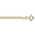 Bracelet en vermeil maille marine 3mm - 18cm