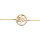 Bracelet en vermeil chane avec arbre de vie et oxydes blancs sertis 16+3cm