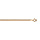 Chane  en vermeil maille gourmette 2.5mm  - 45cm