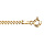 Chaîne  en vermeil maille gourmette. 2.7mm  - 50cm