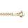 Chane  en vermeil maille gourmette 2.7mm  - 55cm