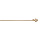 Chane en vermeil maille forcat 1 mm   - 45 cm