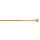 Chane en vermeil maille forcat 2.5mm   - 50cm