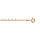 Chane en vermeil maille petit grain de caf  - 45cm