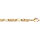 Bracelet  en vermeil 1+3 4mm -18cm