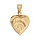 Pendentif en vermeil cassolette coeur ouvrag - possibilit d'insrer 1 ou 2 photos droite et gauche