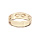 Alliance en vermeil ruban grave symbole infini largeur 6mm