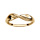 Bague en vermeil torsade lisse