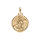 Mdaille en vermeil saint-michel 18mm