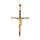 Pendentif en vermeil croix avec christ 34 x 22mm