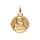 Pendentif en vermeil vierge et l'enfant 16mm