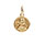 Pendentif en vermeil mdaille Ange 12mm