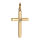 Pendentif croix en vermeil grand modle diamant etoile 27mm