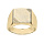Chevalire en vermeil plateau carr diamant et stri sur 2 angles