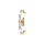 Boucles d'oreille unitaire tige en plaqu or ornes oxydes blancs diffrents sertis  aspect piercing 2 & 3eme trou