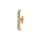 Boucles d'oreille unitaire tige en plaqu or barrette orne d'oxydes blancs sertis aspect piercing 2 & 3eme trou