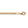 Chaîne en plaqué or maille serrée largeur 2,5mm et longueur 50cm