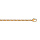 Bracelet en plaqu or chane maille figaro 1+1 largeur 2mm et longueur 18cm