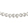 Collier en plaqu or et perles Swarovski blanches de 5mm - longueur 45cm + 5cm de rallonge