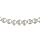 Collier en plaqué or et perles Swarovski blanches de 5mm - longueur 45cm + 5cm de rallonge
