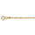 Bracelet en plaqu or chane maille Singapour - largeur 1,5mm et longueur 18cm