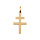 Pendentif en plaqu or Croix de Lorraine
