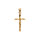 Pendentif en plaqué or jésus sur croix 20mm x 10mm Pendentif en plaqué or jésus sur croix 20mm x 10mm