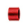 Charms Thabora grand modle pour homme en acier et aluminium anodis rouge brillant forme tube motif aztque
