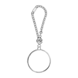 Porte-clef porte pice en argent diamtre 31,2mm - Vue 2