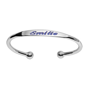 Bracelet jonc en argent esclave - petit modle - Vue 2