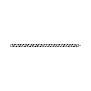 Bracelet en acier maille 10mm, 21cm - Vue 2