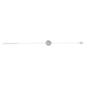 Bracelet en acier fleur 16mm - 16+3cm - Vue 2