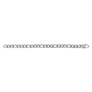 Bracelet en acier satiné 1+3 11mm - 23cm - Vue 2