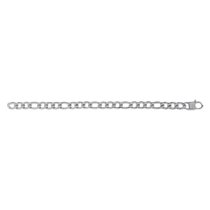 Bracelet en acier satiné 1+3 9mm - 22cm - Vue 2