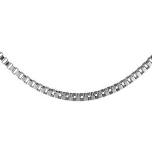 Chaîne en acier maille vénitienne largeur 3mm et longueur 50cm - Vue 2