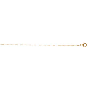 Chaîne en acier doré gourmette 1.5mm - 42cm - Vue 2