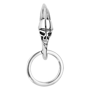 Porte clef en acier tête d\'Indien - Vue 2