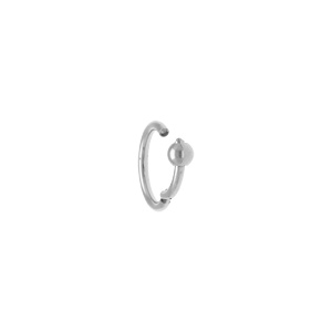 Piercing oreille en acier anneau Hélix, Tragus, Daith, Rook - Vue 2