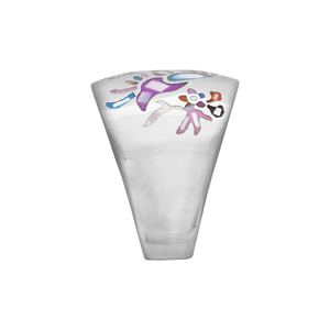 Bague Stella Mia en acier et nacre motif fleur - Vue 2