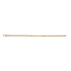 Gourmette en vermeil hawai 5mm - 18cm - Vue 2